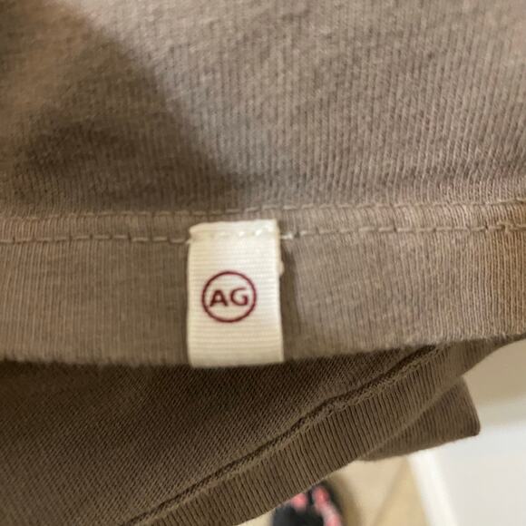 AG Adriano Goldschmied Brown Short Sleeve V-Neck Casual T-Shirt Men’s Size Large - Picture 7 of 7